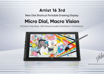 XPPen Launches Artist 16 3rd with the All-New X-Dial Shortcut and Upgraded X4 Smart Chip Stylus