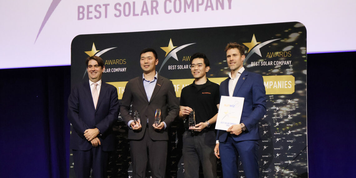 Sungrow Achieves Three No.1 Rankings in the 2026 SunWiz Awards