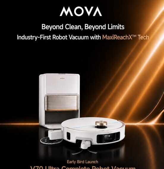 MOVA Launches V70 Ultra Complete in Singapore, Setting a New Standard for Premium AI-Powered Home Cleaning with MaxiReachX™ technology