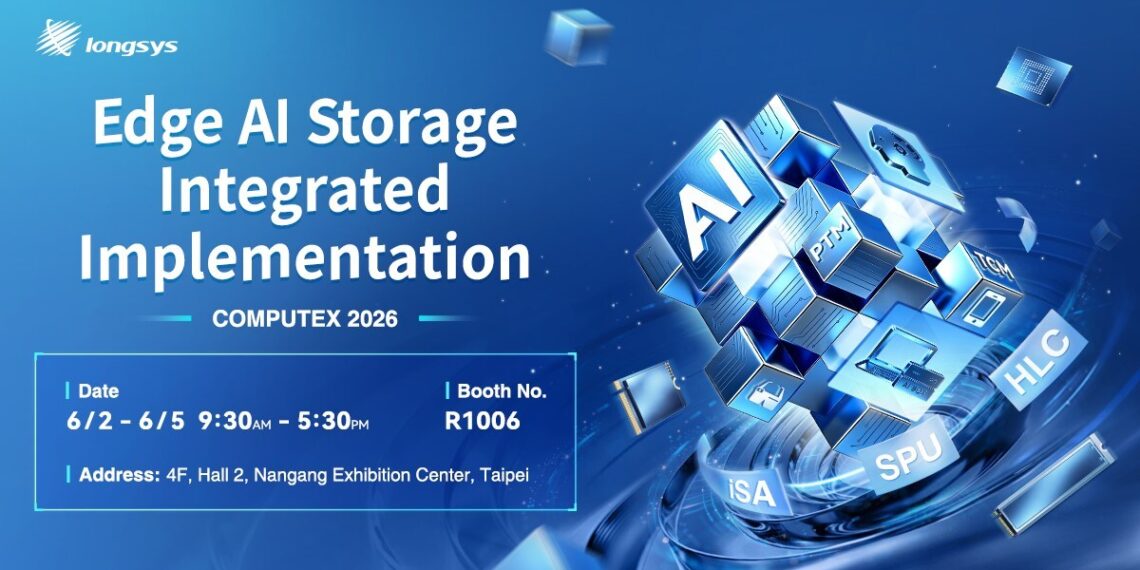 Longsys to Showcase Innovative Edge AI Storage Solutions at COMPUTEX 2026