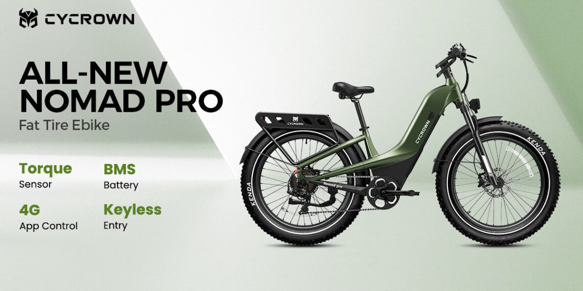 CYCROWN Launches Nomad Pro Smart All-Terrain Fat Tire E-bike