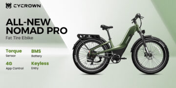 CYCROWN Launches Nomad Pro Smart All-Terrain Fat Tire E-bike