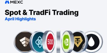New Tokens Average at 2,341%, TradFi Futures Volume Climbs 55%: MEXC April Report