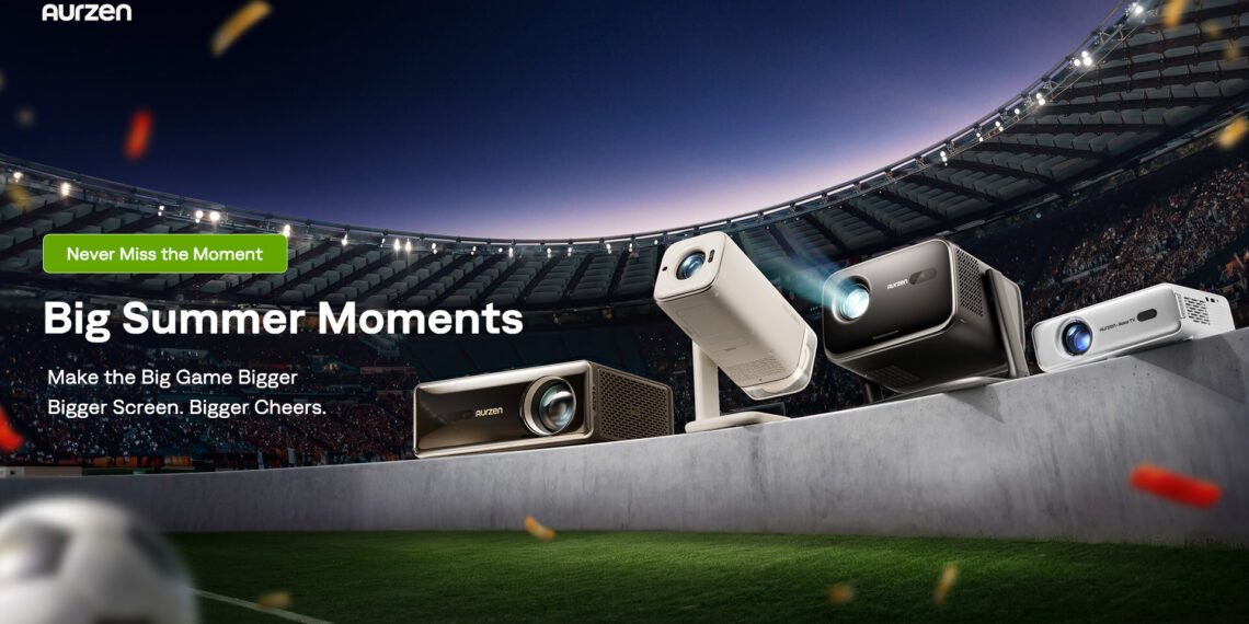 Aurzen Makes the Moments Even Bigger This Summer with Smart Projectors for Big Game Viewing