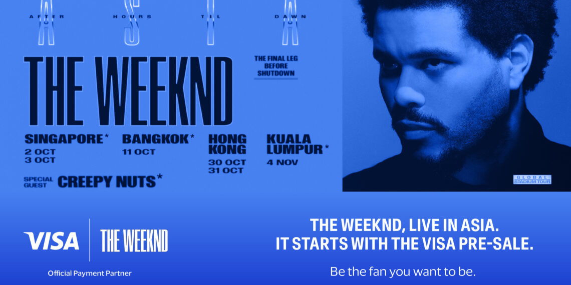 Visa amps up the music as Official Payment Partner for the Asia leg of The Weeknd’s ‘After Hours Til Dawn’ Stadium Tour