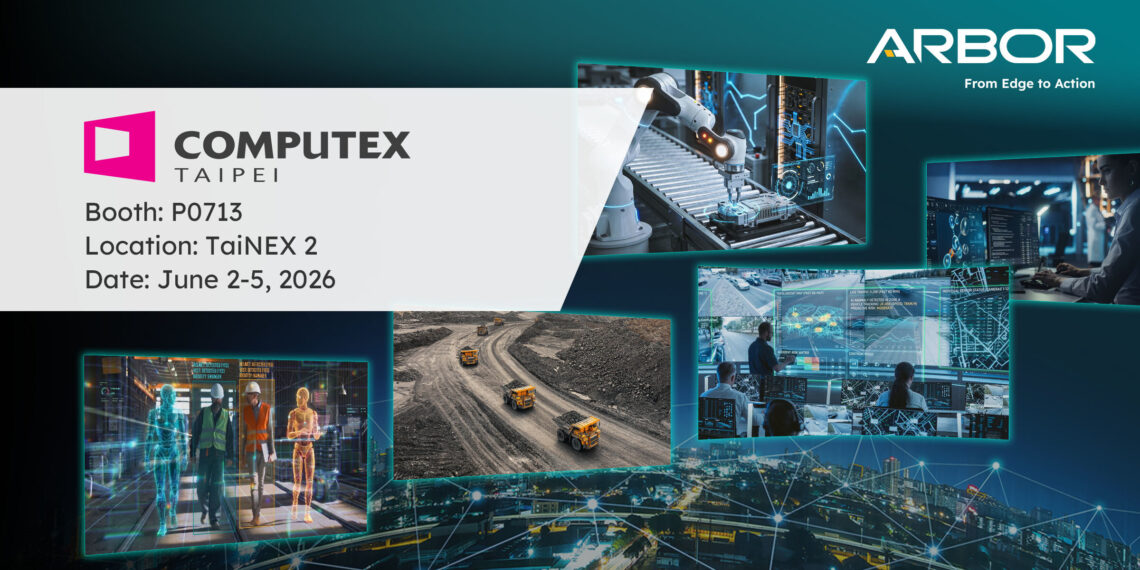ARBOR Technology Showcases Edge AI and Industrial Computing Solutions at COMPUTEX 2026