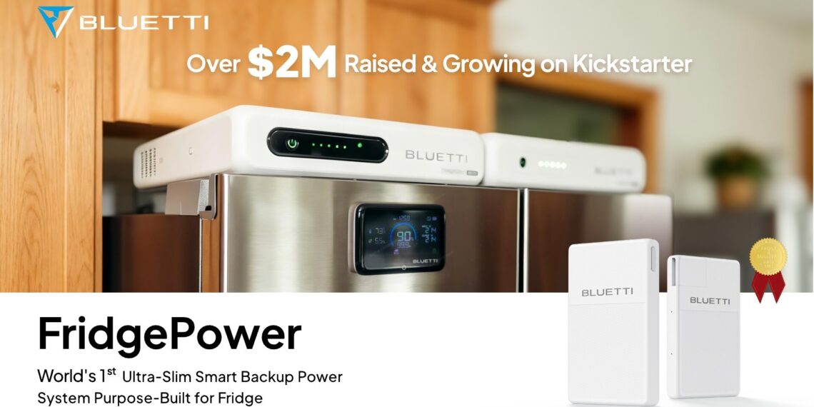BLUETTI FridgePower Hits $2M Milestone and Global Award Ahead of Retail Launch