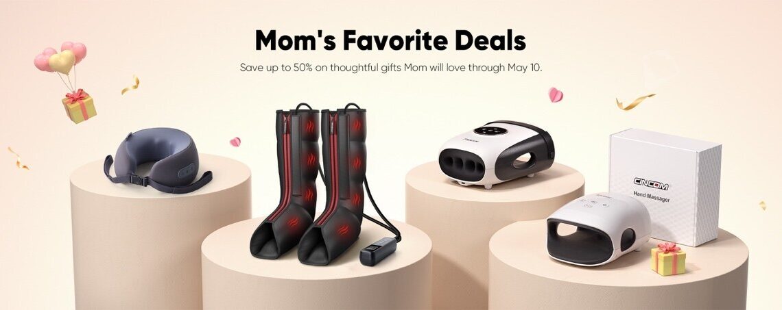 Hand Numbness and Pain Become New Concern for Modern Mothers; CINCOM Hand Massager Emerges as Mother’s Day Gift Favorite