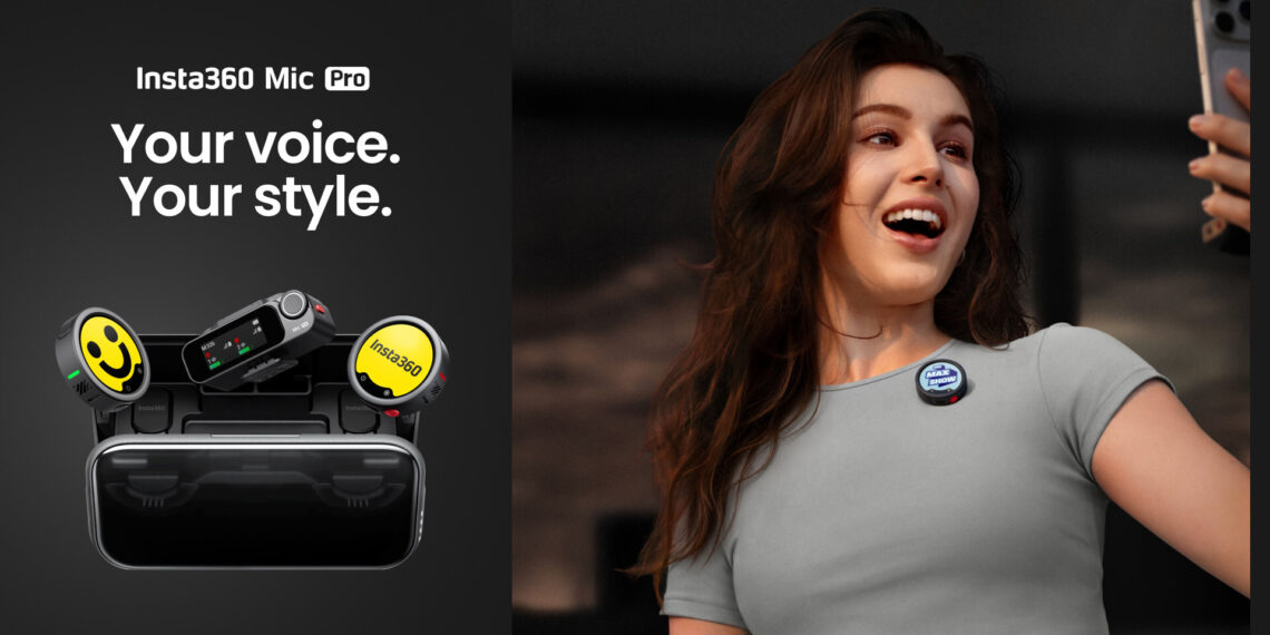 Insta360 Launches Mic Pro: A Wireless Microphone Solving Professional Audio’s Biggest Pain Points
