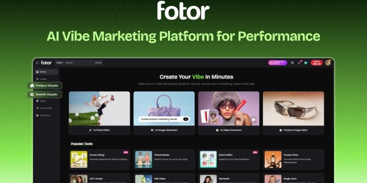 Fotor Unveils Its AI Vibe Marketing Platform Built for Performance, Serving 800 Million Users