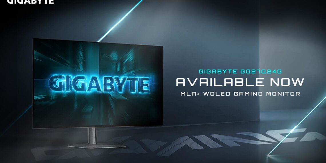 GIGABYTE Announces Availability of 27″ QHD 240Hz WOLED Gaming Monitor for Competitive Play