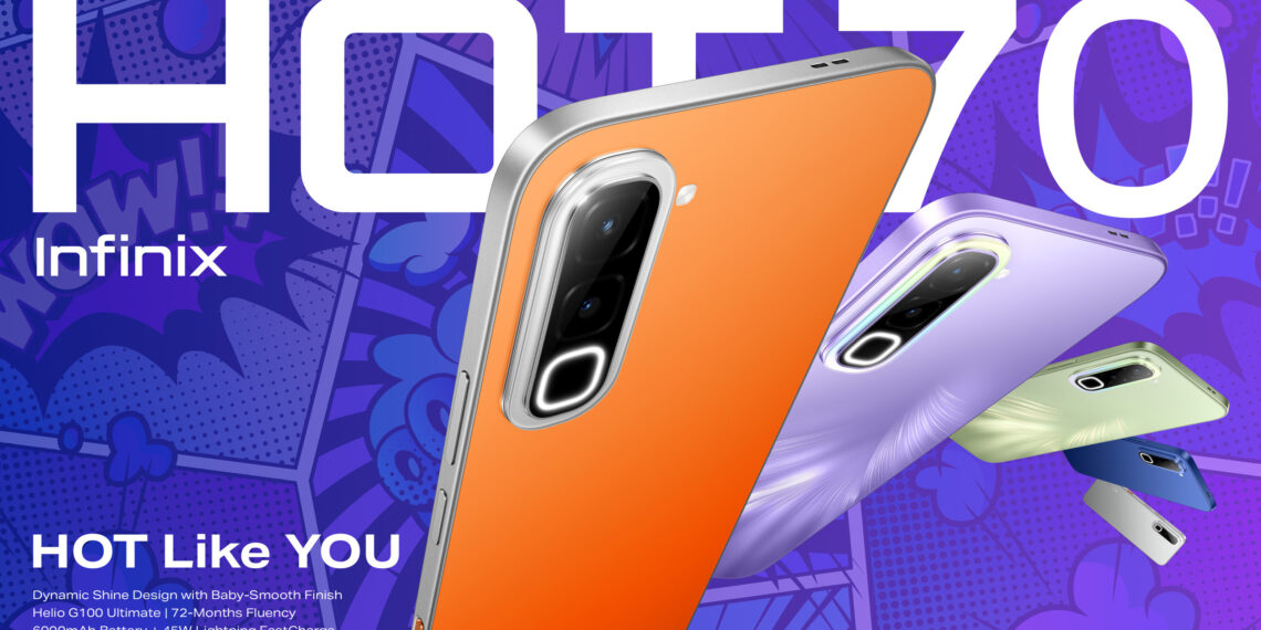 Infinix Launches HOT 70 Series with Industry-First 12-Colorway Dynamic Shine Design