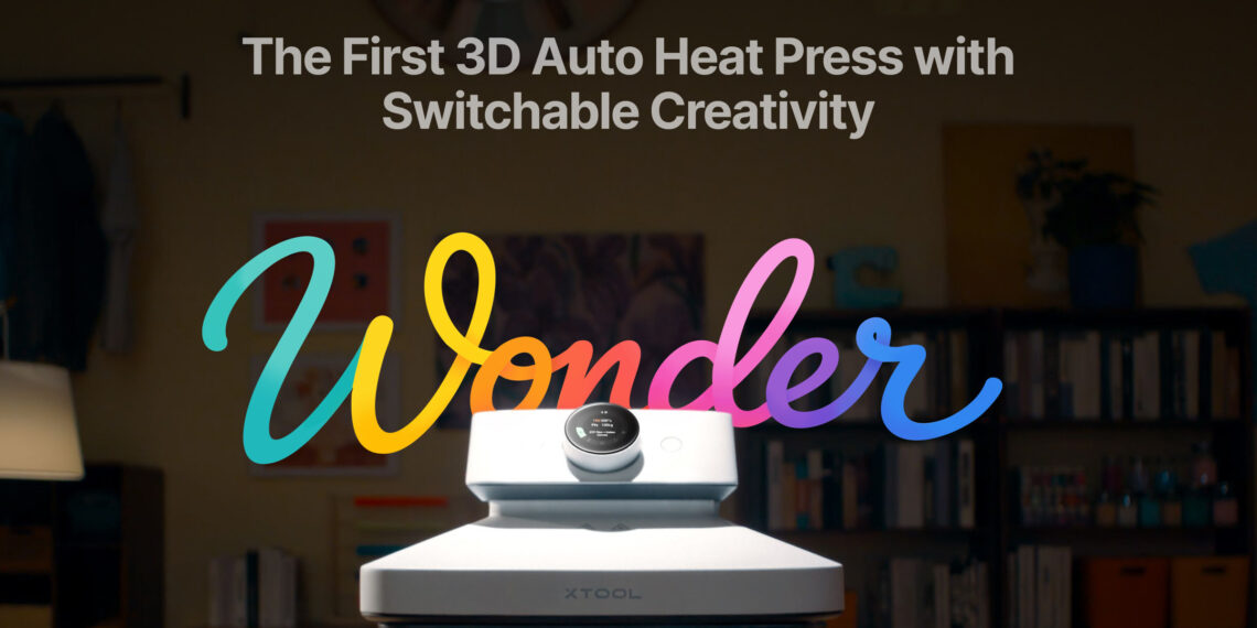 xTool WonderPress Surpasses $1 Million in About 4 Hours on Kickstarter: The Most Creative 3D Auto Heat Press Ever