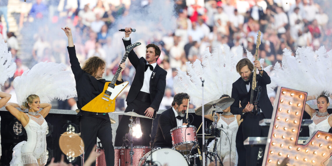 THE KILLERS ROCK THE UEFA CHAMPIONS LEAGUE FINAL KICK OFF SHOW PRESENTED BY PEPSI®