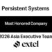 Persistent Earns Top Honors for the Third Consecutive Year in Extel’s 2026 Asia Executive Team Survey