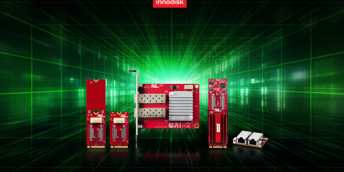 Innodisk Launches High-Speed 10GbE LAN Series to Power Next-Generation Edge AI Networking
