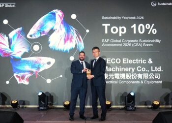 TECO Earns Global ESG Recognition with S&P Global Sustainability Yearbook and Dow Jones Best-in-Class Indices Inclusion