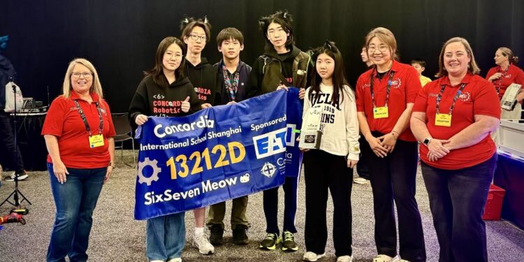 Concordia Shanghai’s Robotics Team Cracks the Global Top 3 at VEX Worlds