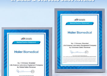 Haier Biomedical Achieves Double No. 1 Ranking in Euromonitor’s Global Life Science Lab Equipment Report, Caps Three-Phase Global Expansion
