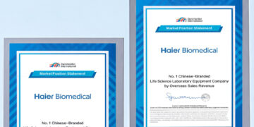Haier Biomedical Achieves Double No. 1 Ranking in Euromonitor’s Global Life Science Lab Equipment Report, Caps Three-Phase Global Expansion