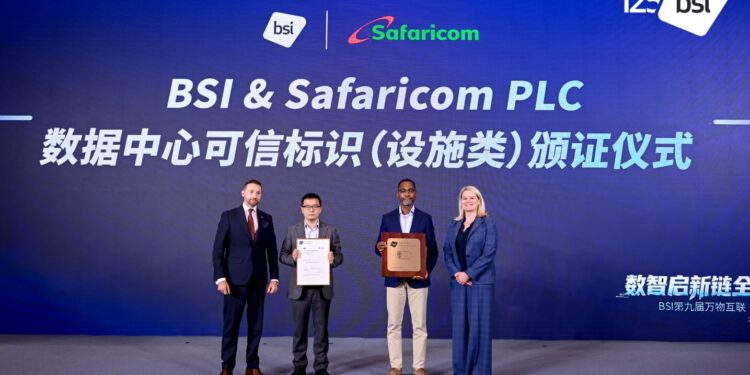 Safaricom Limuru Data Centre achieves BSI Data Centre Facilities Mark of Trust