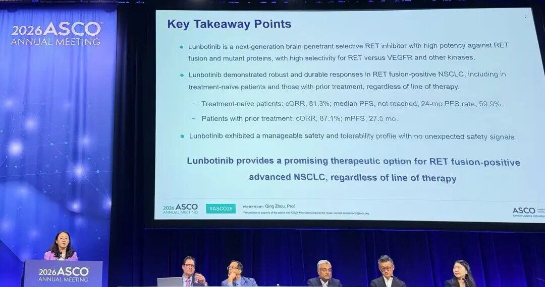 Kelun-Biotech Presents Pivotal Phase II Data for Lunbotinib Fumarate (A400/EP0031) in RET Fusion-Positive NSCLC at 2026 ASCO