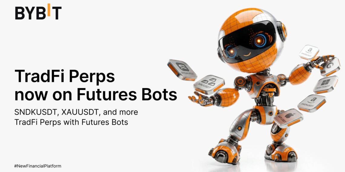 Bybit Upgrades Futures Bots to Support TradFi Perps Futures As Stock Markets Hit All-Time Highs