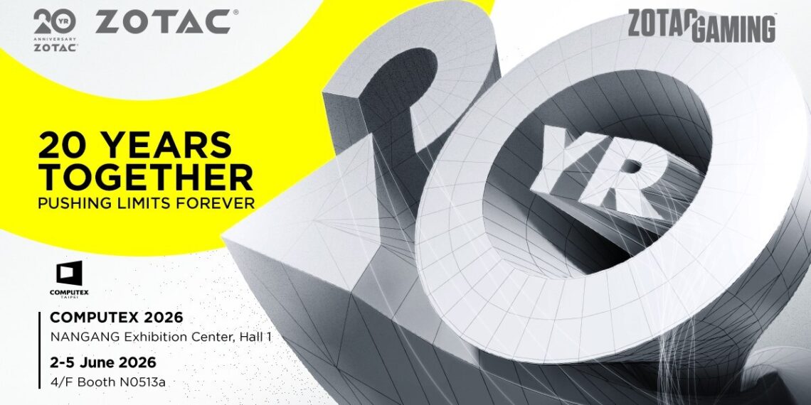 ZOTAC to Celebrate 20th Anniversary with Full-Spectrum Showcases, and Anniversary-Exclusive Hardware