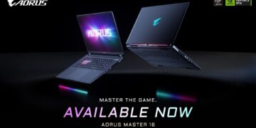 GIGABYTE Announces AORUS MASTER 16 Now Available, Built for AI-Powered Performance and Immersive Play