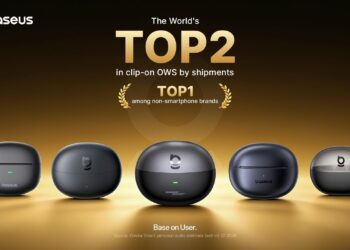 Baseus now ranks #2 in global Q1 2026 clip-on OWS shipments and tops every non-smartphone rival at #1