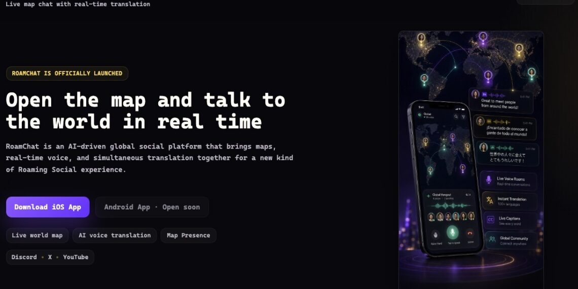 As AI Is Redefining How Strangers Connect Globally, RoamChat Introduces a New “Roaming Social” Platform