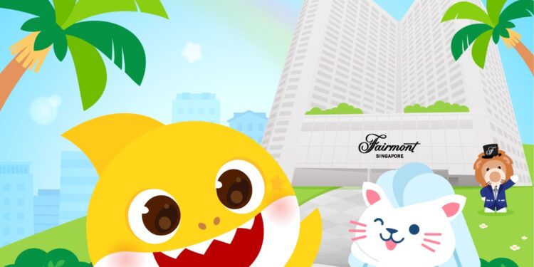 Baby Shark Splashes into Fairmont Singapore with an Immersive Family Stay Experience