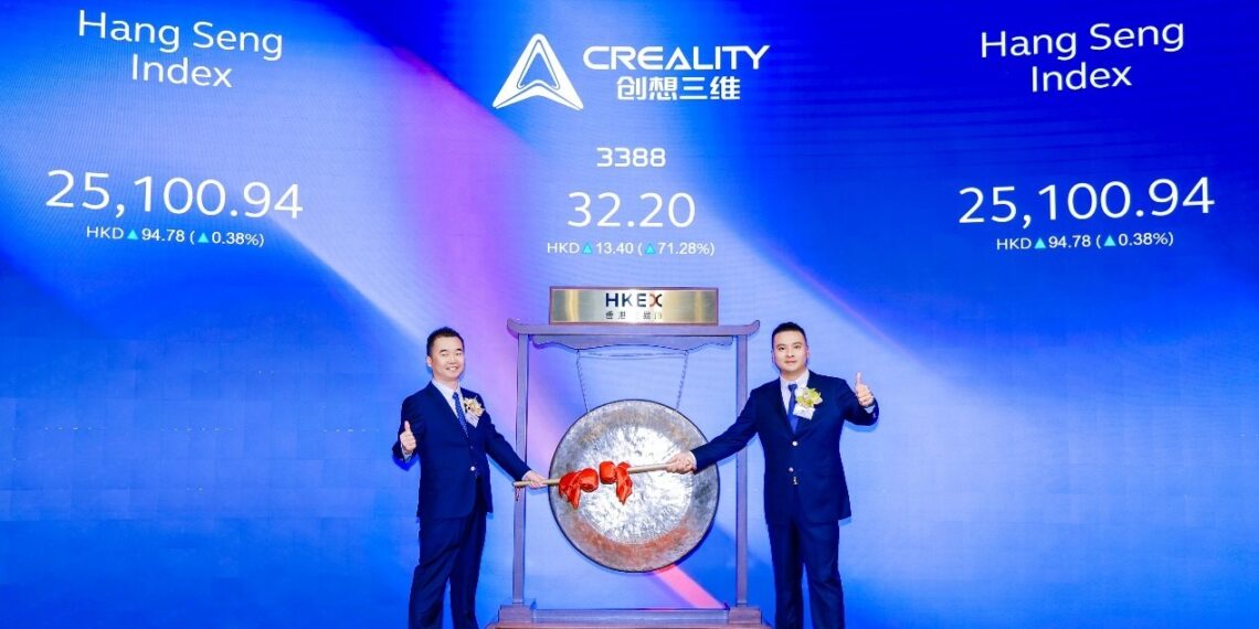 Creality 3D Successfully Listed in Hong Kong