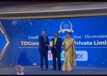 TDConnex wins Leading Innovator of the Year award for Electronics at India’s 2026 MSME Awards