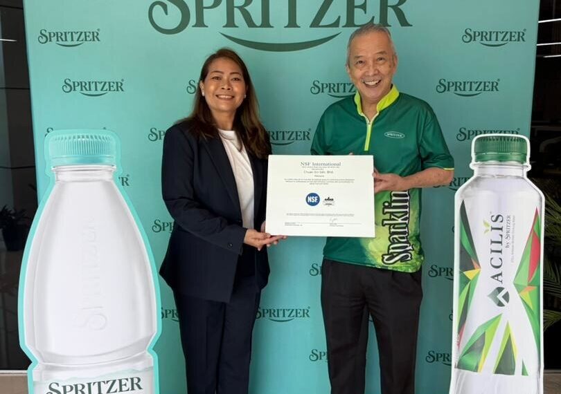 Spritzer Becomes First Malaysian Bottled Water Brand Certified by NSF for Beverage Quality