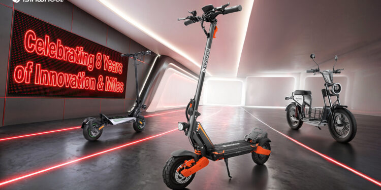 isinwheel Kicks Off 8th Anniversary Campaign with Exclusive Summer Deals on Top Electric Scooters