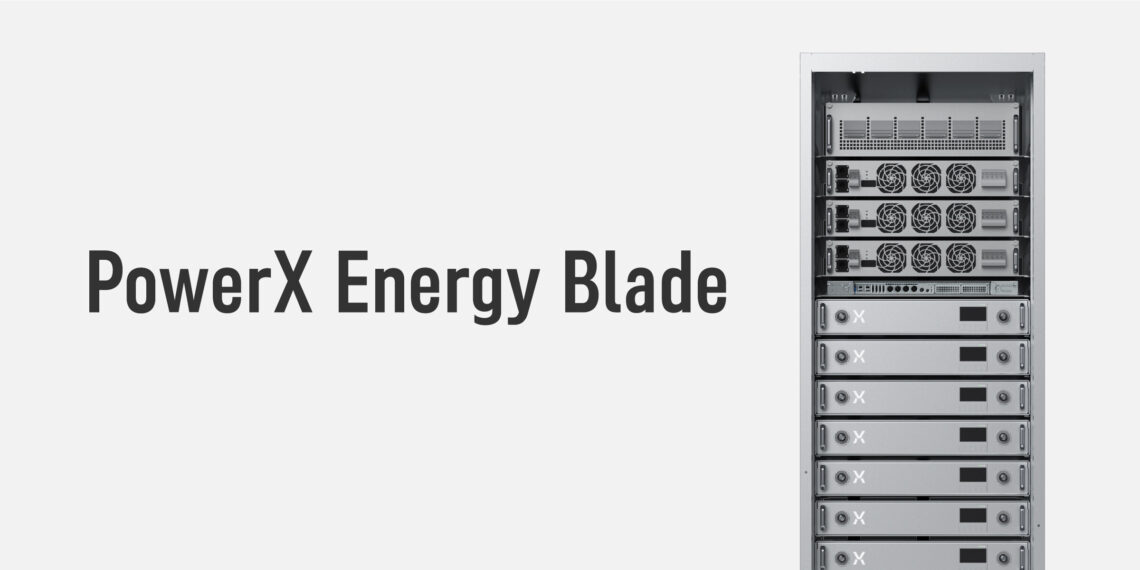 PowerX Unveils “PowerX Energy Blade,” a Rack-Mounted Battery Energy Storage System for Data Centers