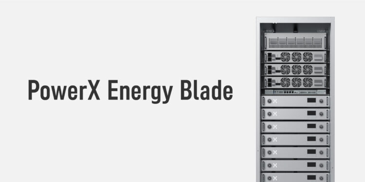 PowerX Unveils “PowerX Energy Blade,” a Rack-Mounted Battery Energy Storage System for Data Centers