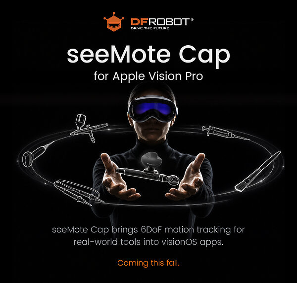 DFRobot Introduces seeMote Cap and seeMote Cube for Apple Vision Pro Developers
