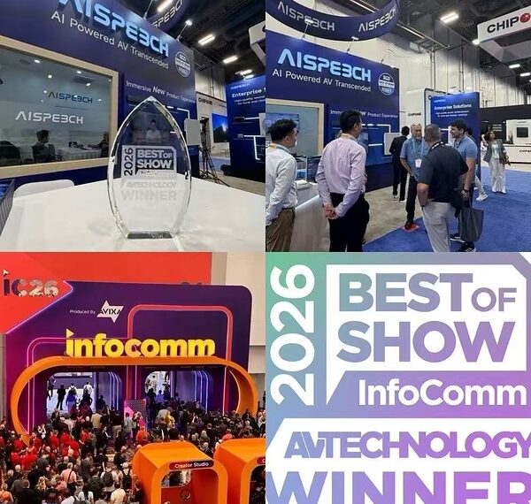 Double Award Victory! AISpeech’s MA600D Wins ‘Best of Show’ at Infocomm, Adding to ISE Triumph