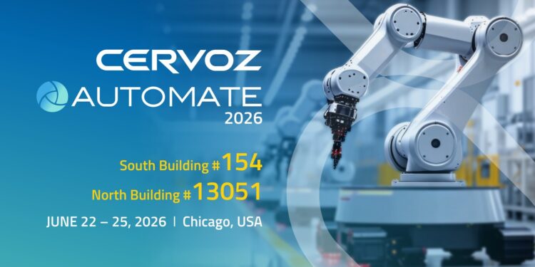 Cervoz at Automate 2026: Industrial Storage and Connectivity Solutions for AI-Driven Automation