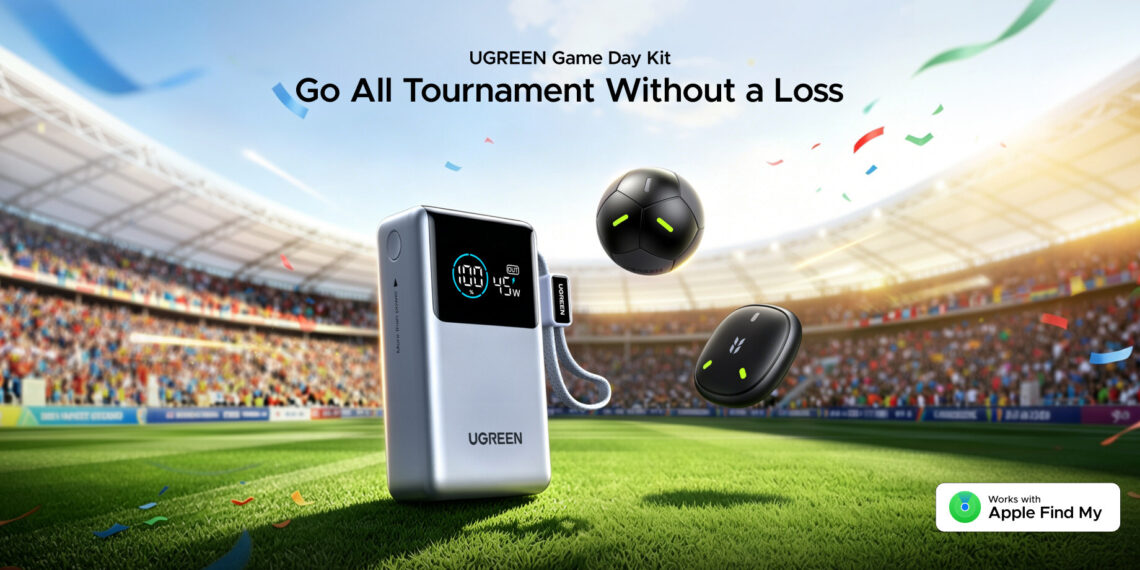 UGREEN Unveils the “Game Day Kit” — A Soccer Ball-Shaped Tracker and Fast-Charging Essentials for Every Game Day and Beyond