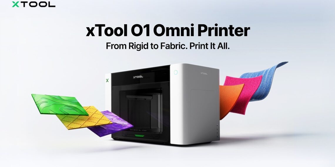 xTool Launches O1 Omni Printer: The World’s First All-in-One Desktop Printer for Virtually Any Material