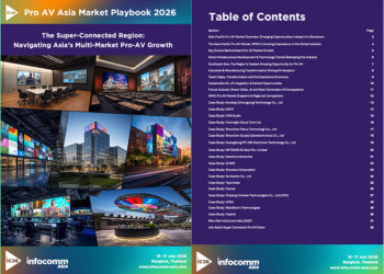 InfoComm Asia Launches the 2026 Asia-Pacific Pro AV Market Playbook, Revealing the Technologies, Markets and Opportunities Reshaping the Region’s Digital Future