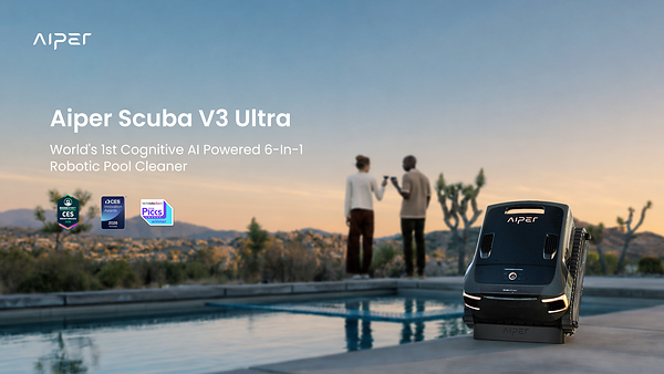 The Future of Pool Care Has Arrived with Aiper’s Scuba V3 Ultra