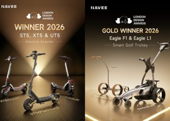 NAVEE Recognised with Multiple Awards at London Design Awards for Design and Innovation