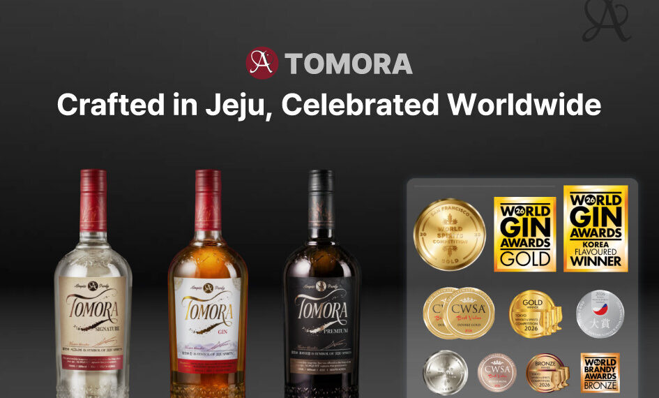 Premium Jeju Fruit Spirit “TOMORA” Wins Consecutive Awards at Major Global Spirits Competitions