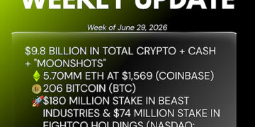 Bitmine Immersion Technologies (BMNR) Announces ETH Holdings Reach 5.70 Million Tokens, and Total Crypto and Total Cash Holdings of $9.8 Billion
