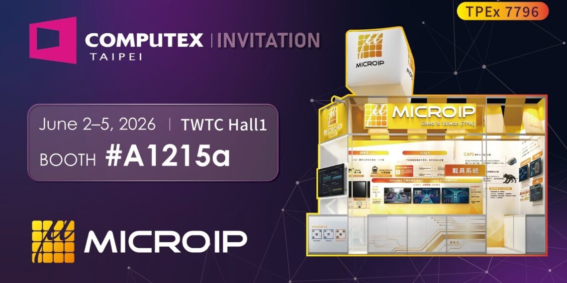 MICROIP to Debut “AI Vehicle System Business Group” and Edge AI Innovations at COMPUTEX 2026
