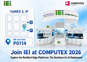 IEI Showcases Resilient Edge AI Platforms at COMPUTEX 2026: Advancing AI Deployment Across Industrial Applications